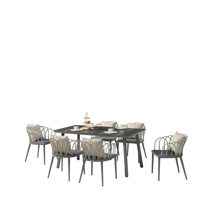 White Outdoor Center Table